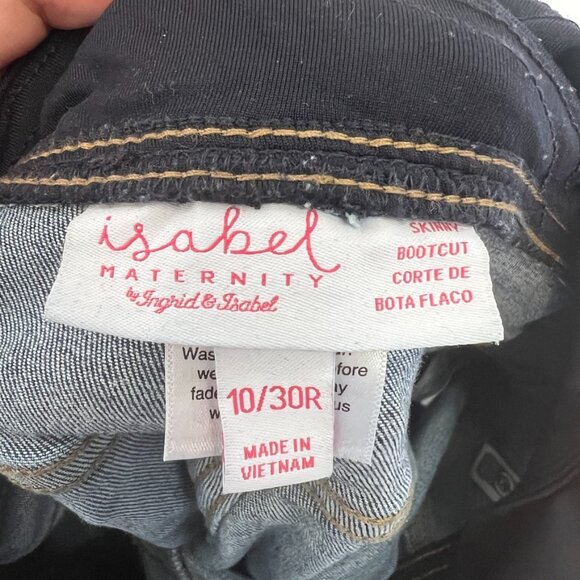 Isabel Maternity Skinny Bootcut Over the Belly Panel Denim Jeans - Picture 10 of 10